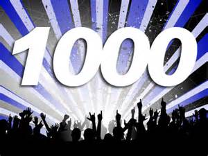 1000 plus visitors