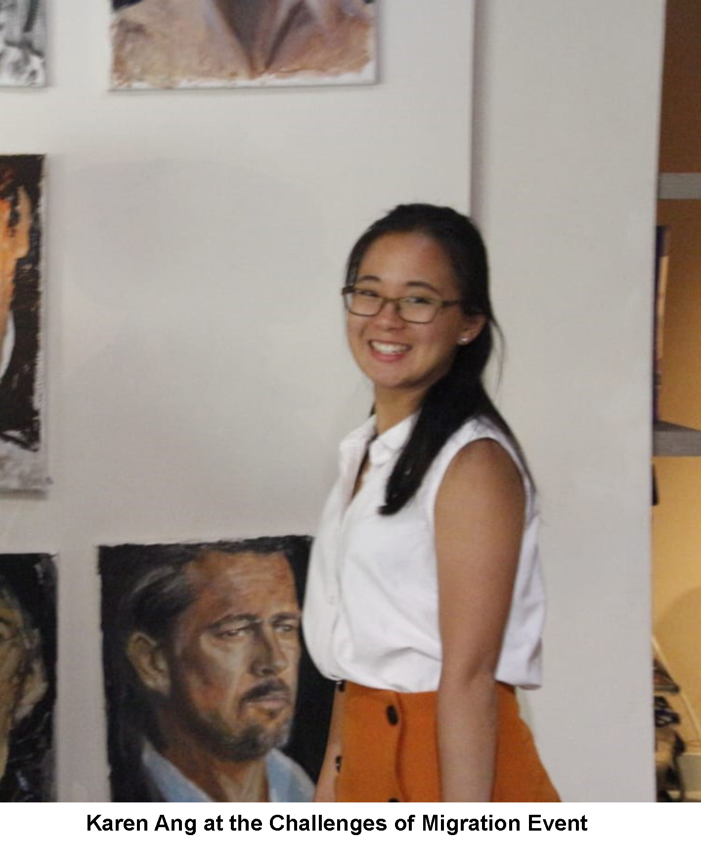 Karen Ang at the Challenges of Migration Event