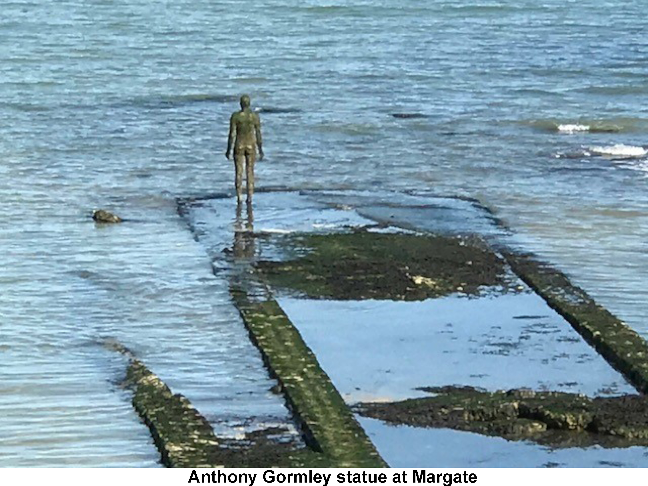 Anthony Gormley statue at Margate