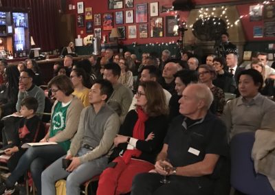 Diverse Crowd Attending